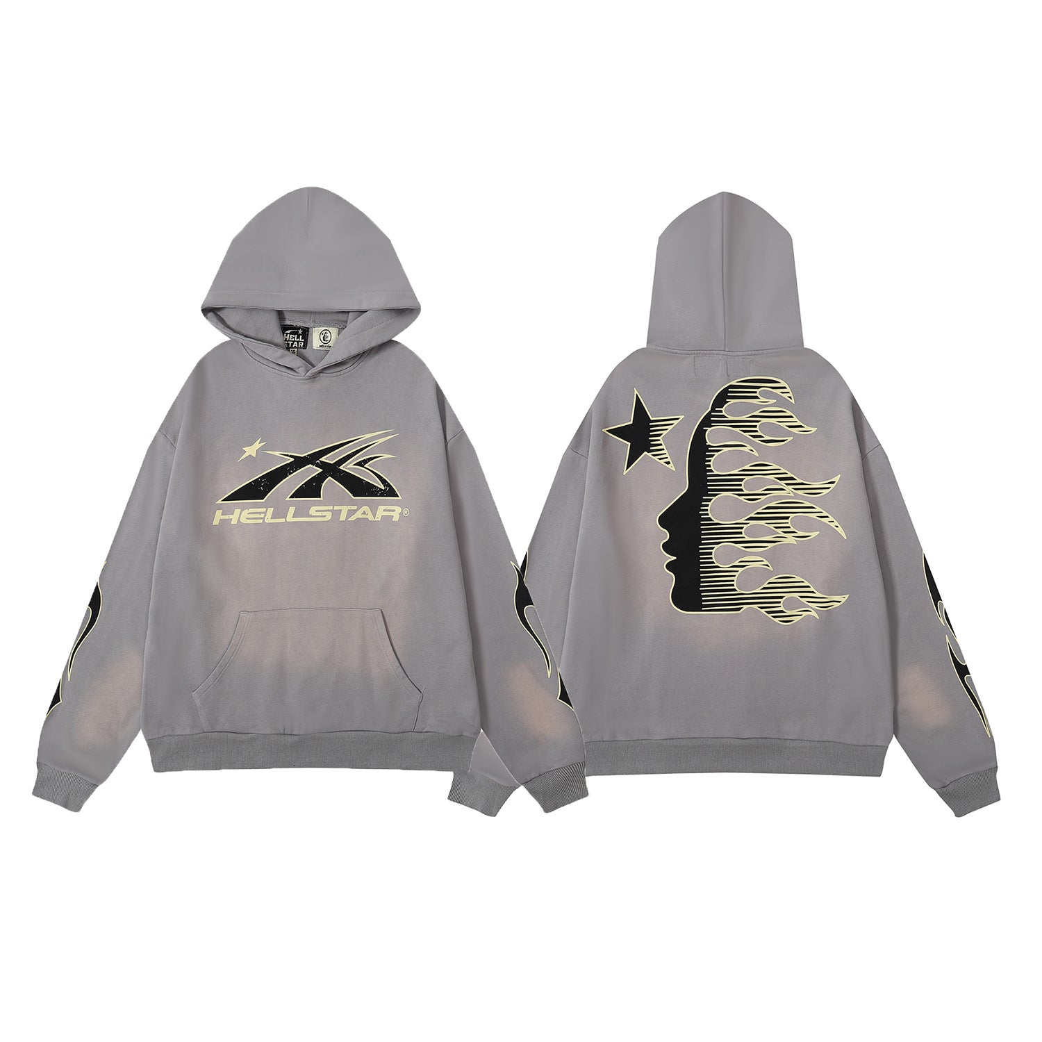 Hellstar Hoodie High Street Men's Loose Women's