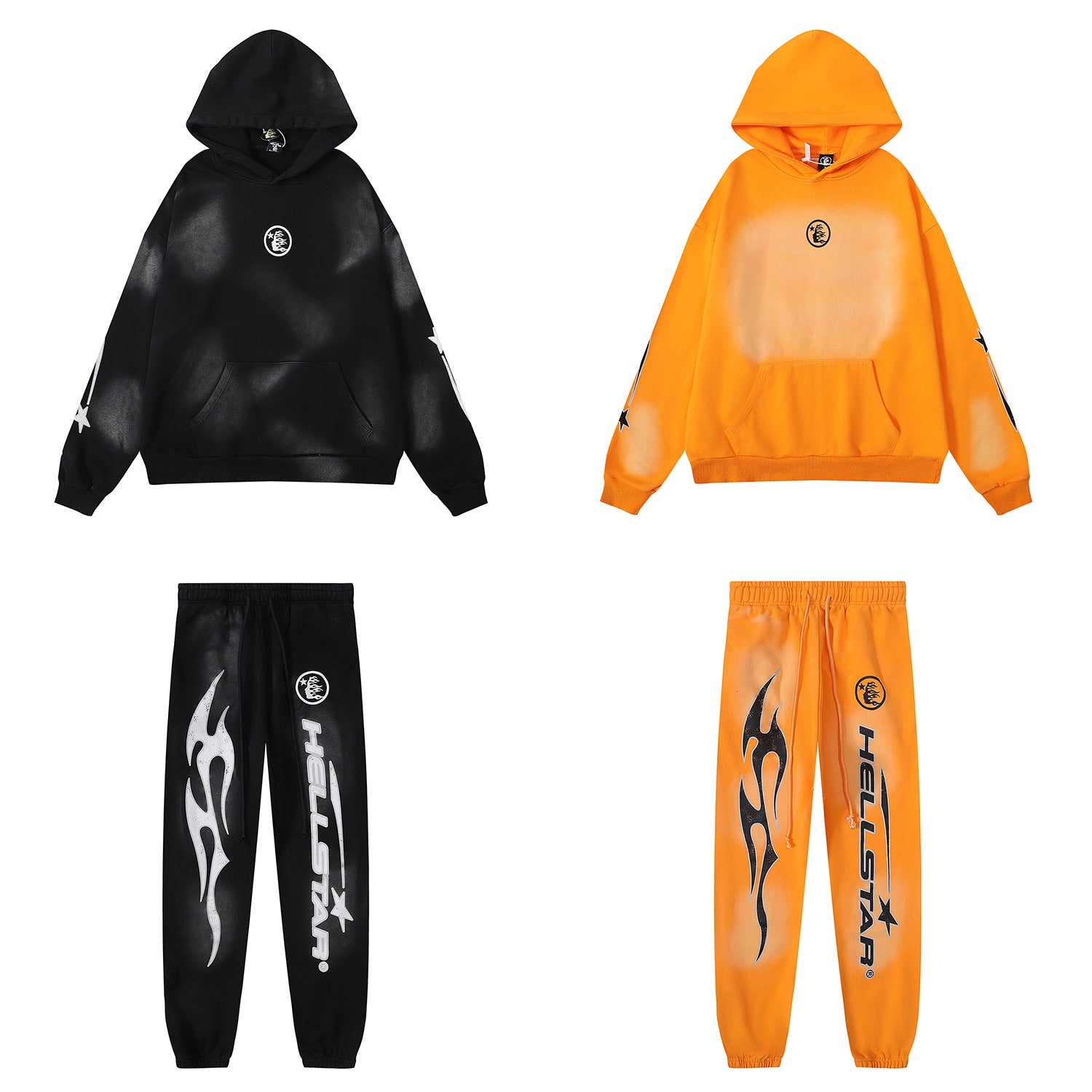 Hellstar Hoodie High Street Men's Loose Women's