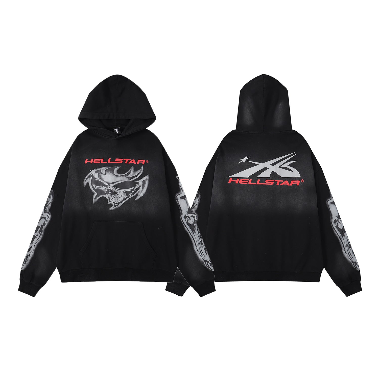 Hellstar Hoodie High Street Men's Loose Women's
